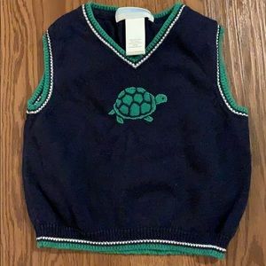 Janie and jack turtle sweater vest